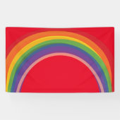 Regenbogen-Fahne Banner (Horizontal)