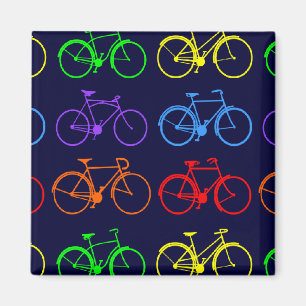Regenbogen-Fahrräder Magnet