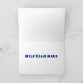 Regenbogen fällt Karte (Innenseite)