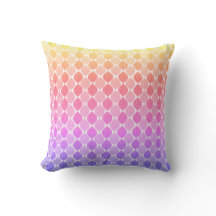 Regenbogen fallt Muster Reversible Throw Pillow