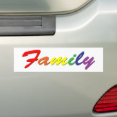 Regenbogen-Familien-Autoaufkleber Autoaufkleber (Auf Auto)