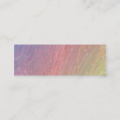 Regenbogen-Fantasie Mini Visitenkarte (Rückseite)