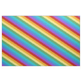 Regenbogen-Farbdiagonales Streifen-Muster-Gewebe Stoff (Yard (91,4 cm))