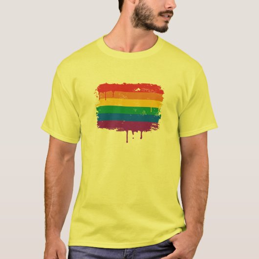Regenbogen-Farbe T-Shirt (Vorderseite)