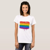 Regenbogen-Farbe T-Shirt (Vorne ganz)