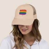 Regenbogen-Farbe Truckerkappe (Beispiel)