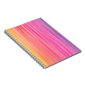 Regenbogen Farben abstrakter Hintergrund. Farbenfr Notizblock (Rechte Seite)