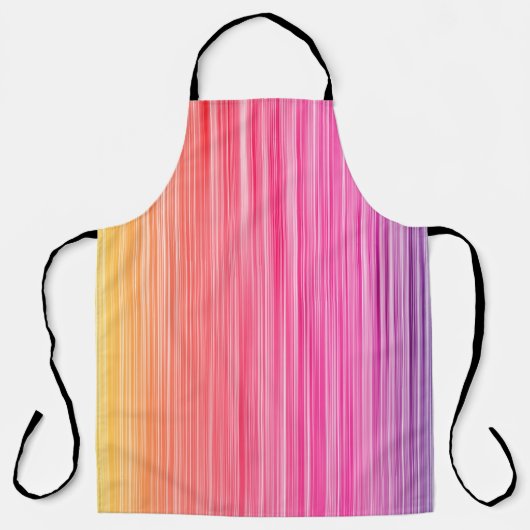 Regenbogen Farben abstrakter Hintergrund. Farbenfr Schürze (Vorderseite)