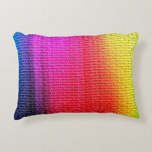 Regenbogen Farben abstrakter Hintergrund. Gradient Dekokissen