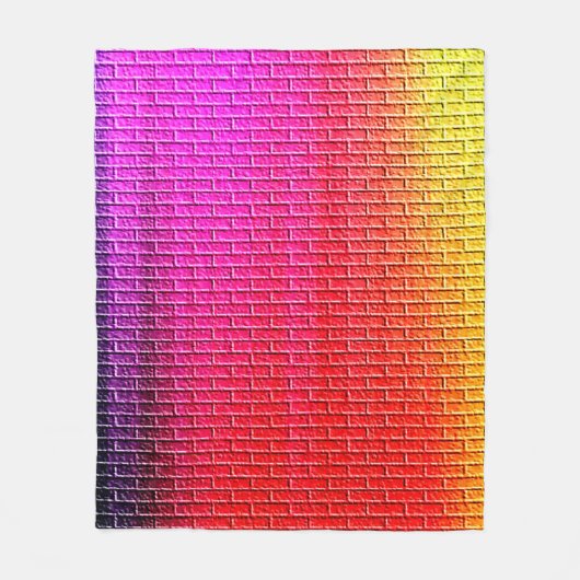 Regenbogen Farben abstrakter Hintergrund. Gradient Fleecedecke (Vorderseite)