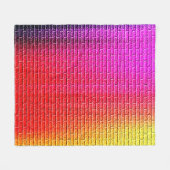 Regenbogen Farben abstrakter Hintergrund. Gradient Fleecedecke (Vorderseite (Horizontal))