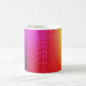 Regenbogen Farben abstrakter Hintergrund. Gradient Kaffeetasse (Mittel)