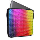 Regenbogen Farben abstrakter Hintergrund. Gradient Laptopschutzhülle (Vorne Rechts)