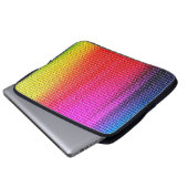 Regenbogen Farben abstrakter Hintergrund. Gradient Laptopschutzhülle (Vorne Knopf)