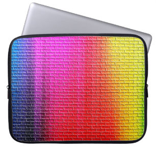 Regenbogen Farben abstrakter Hintergrund. Gradient Laptopschutzhülle