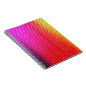 Regenbogen Farben abstrakter Hintergrund. Gradient Notizblock (Rechte Seite)
