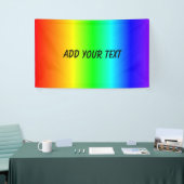 Regenbogen-Farben addieren Namen oder Text Banner (Messeveranstaltung)
