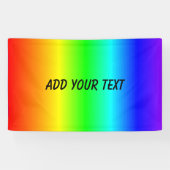 Regenbogen-Farben addieren Namen oder Text Banner (Horizontal)