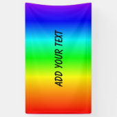 Regenbogen-Farben addieren Namen oder Text Banner (Vertikal)