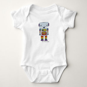 Regenbogen-Farben des Baby-Stolz- des Roboter- Baby Strampler