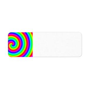 Regenbogen-Farben. Helle und bunte Spirale