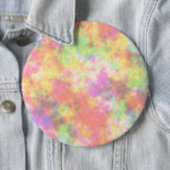 Regenbogen-Farben. Hübsche, bunte Wolken Button (Beispiel)