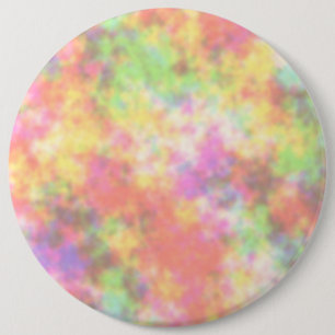 Regenbogen-Farben. Hübsche, bunte Wolken Button
