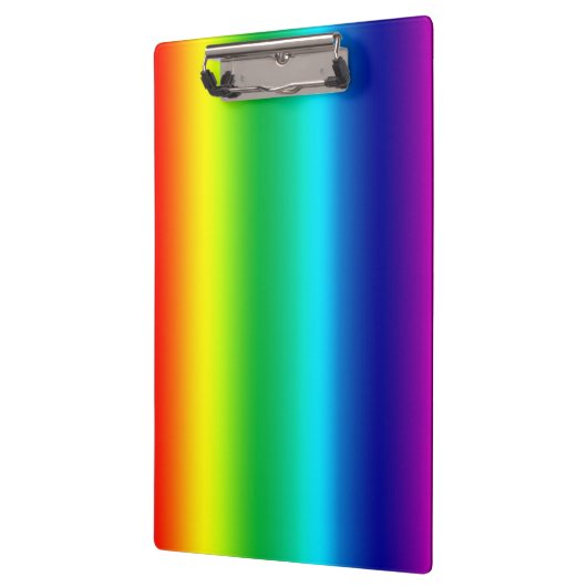 Regenbogen-Farben Klemmbrett (Links)