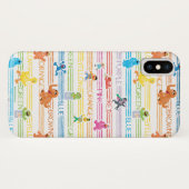 Regenbogen-Farben-Sesam-Partner-Muster Case-Mate iPhone Hülle (Rückseite (Horizontal))