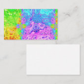 Regenbogen Farbenfrohe Farbe Spritzer Fun Drucken Visitenkarte (Vorne/Hinten)