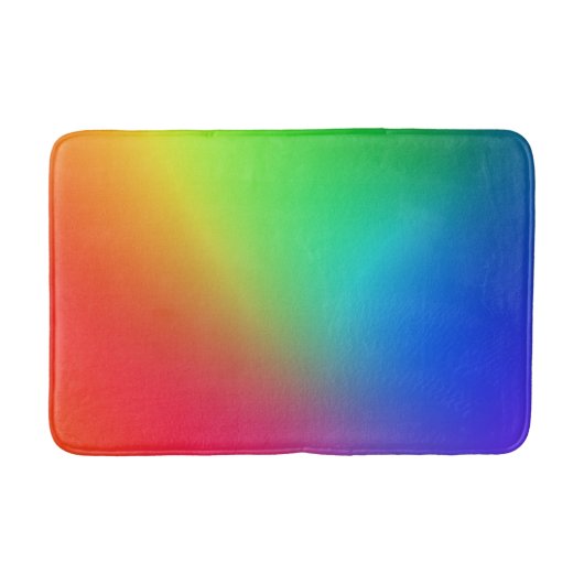 Regenbogen-Farbenverlauf Badematte (Vorderseite)