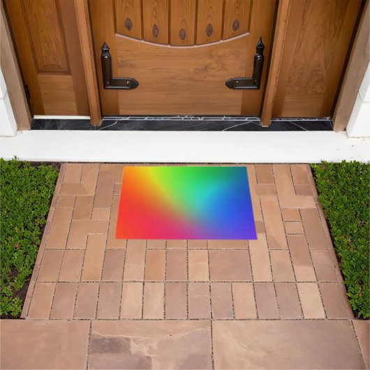 Regenbogen-Farbenverlauf Fußmatte (Außenbereich)