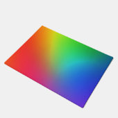 Regenbogen-Farbenverlauf Fußmatte (Schrägansicht)