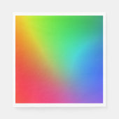 Regenbogen-Farbenverlauf Serviette (Vorderseite)