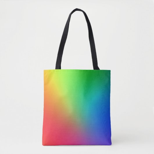 Regenbogen-Farbenverlauf Tasche (Vorderseite)