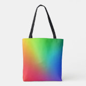 Regenbogen-Farbenverlauf Tasche (Rückseite)