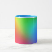 Regenbogen-Farbenverlauf Tasse (Zentrum)