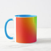 Regenbogen-Farbenverlauf Tasse (Links)