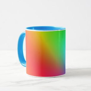 Regenbogen-Farbenverlauf Tasse