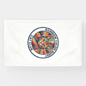 Regenbogen-Farbexplosion Katze Süße Kitty Design - Banner (Horizontal)