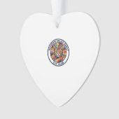 Regenbogen-Farbexplosion Katze Süße Kitty Design - Ornament (Vorderseite)