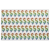 Regenbogen farbige chinesische Drachen Stoff (Fat Quarter (45,7 x 55,9 cm))