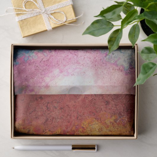 Regenbogen farbige Energie-Streifen Seidenpapier (Geschenk)