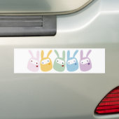 Regenbogen farbige Gumdrop-Häschen Autoaufkleber (Auf Auto)