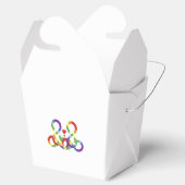 Regenbogen, farbige Hände Geschenkschachtel (Geöffnet)