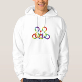 Regenbogen, farbige Hände. T-Shirt Hoodie
