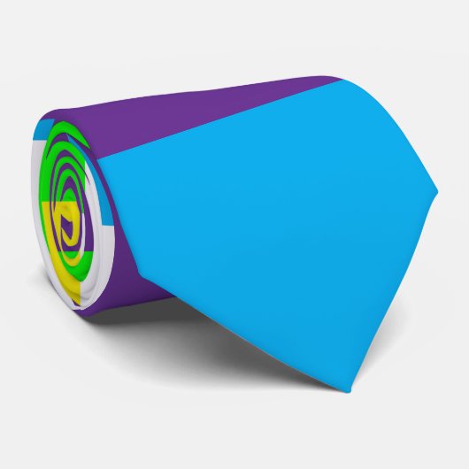Regenbogen farbige Krawatte (Gerollt)