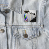 Regenbogen farbiger Drachen Button (Beispiel)