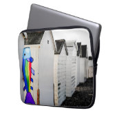 Regenbogen farbiger Drachen Laptopschutzhülle (Vorderseite Links)