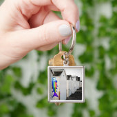 Regenbogen farbiger Drachen Schlüsselanhänger (Hand)